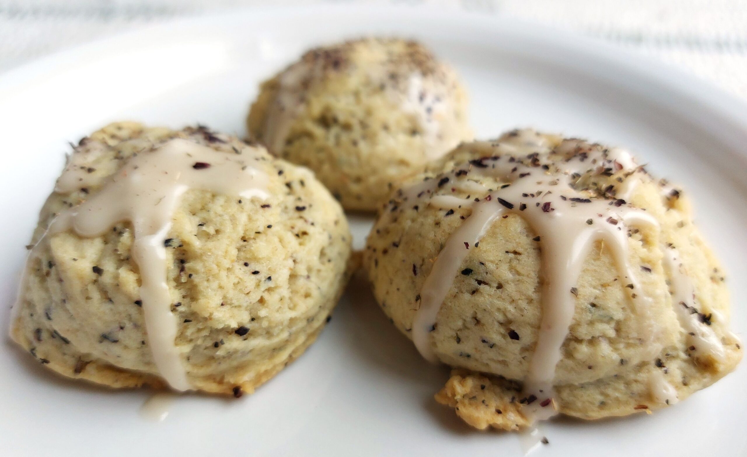 Vegan Hibiscus Lemon Cookies