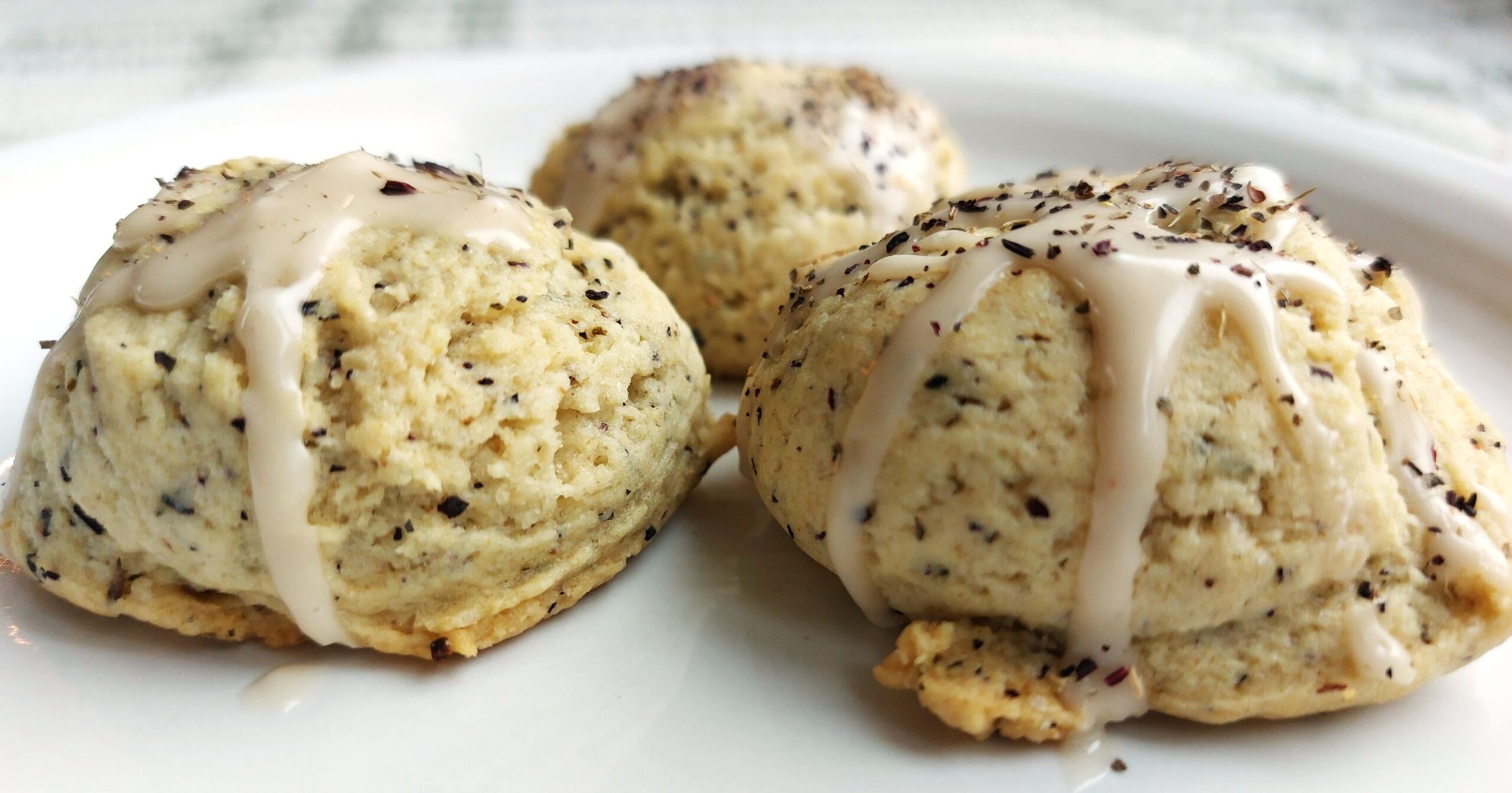 Vegan Hibiscus Lemon Cookies