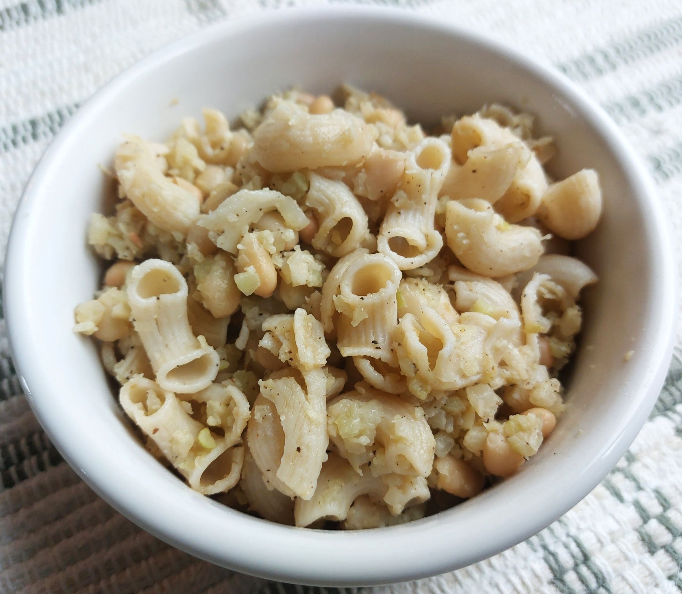 Pasta with Cauliflower and Beans