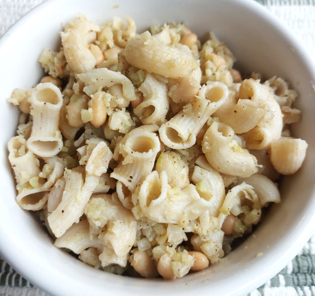Pasta with Cauliflower and Beans