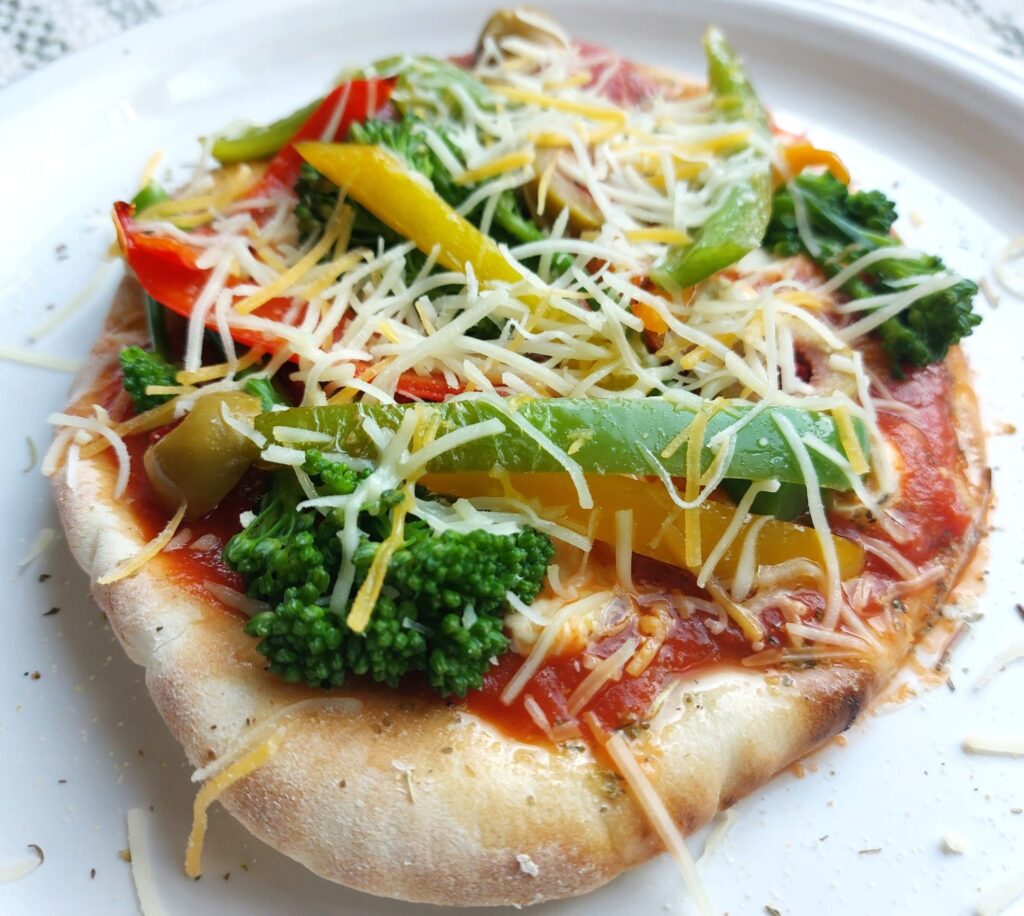 Vegetable Personal Pizzas