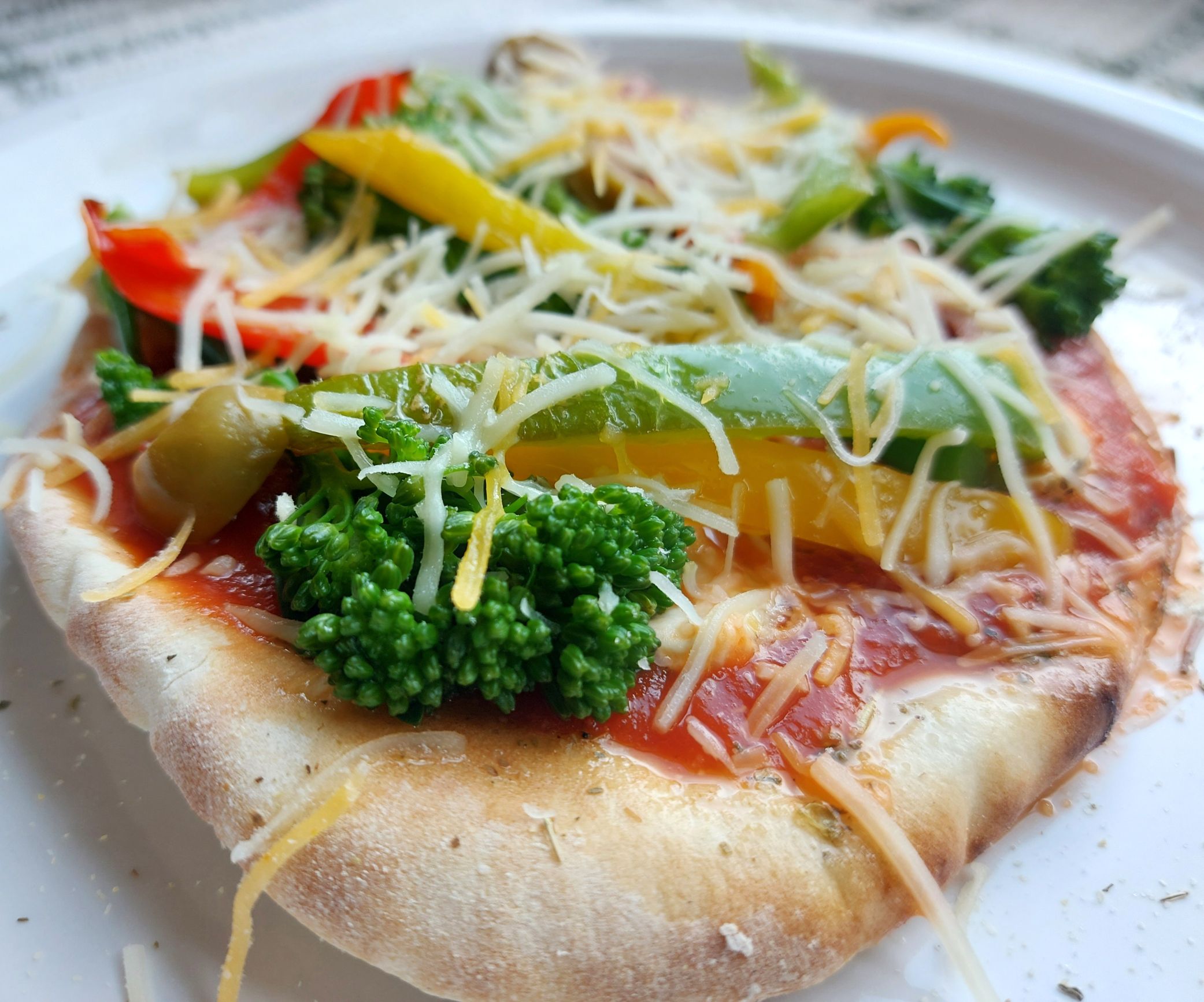 Vegetable Personal Pizzas