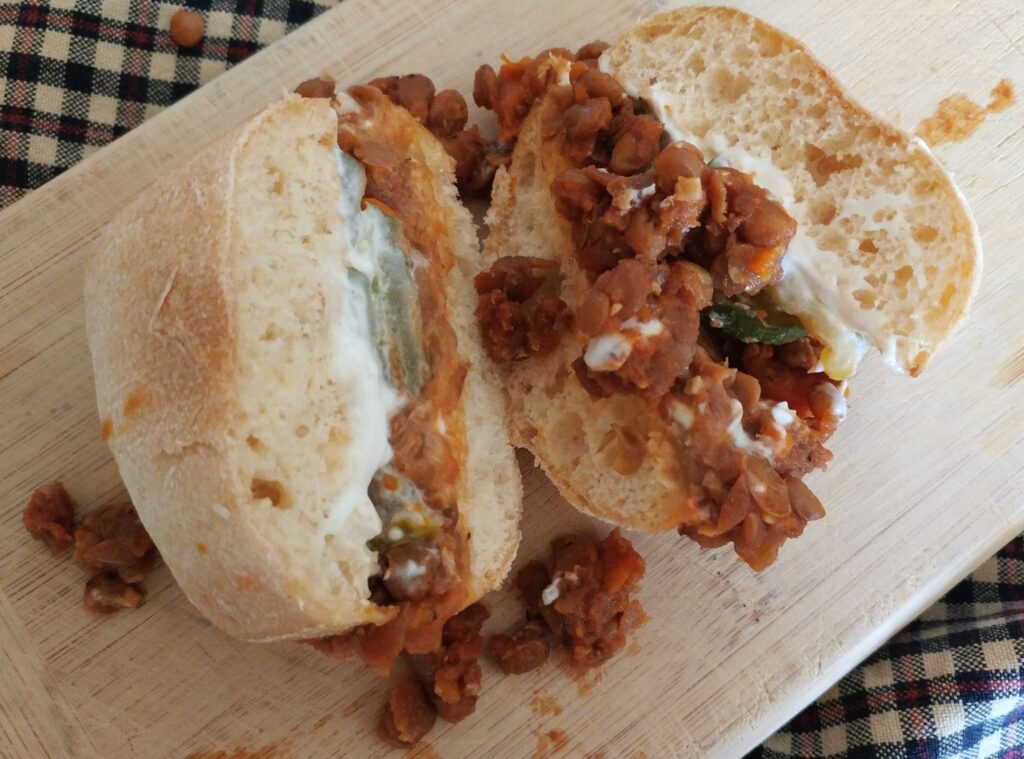 Vegan Lentil Sloppy Joes