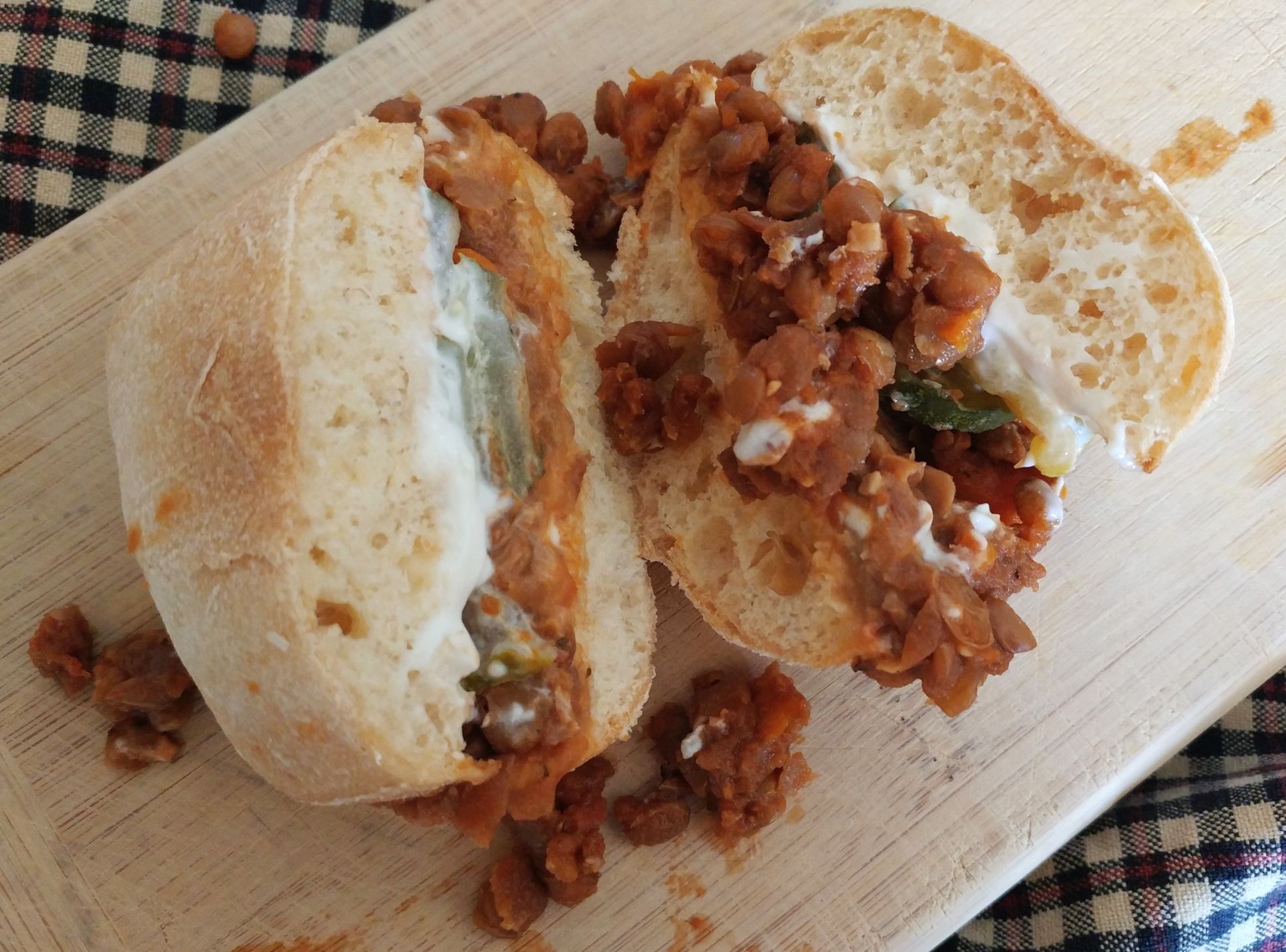 Vegan Lentil Sloppy Joes