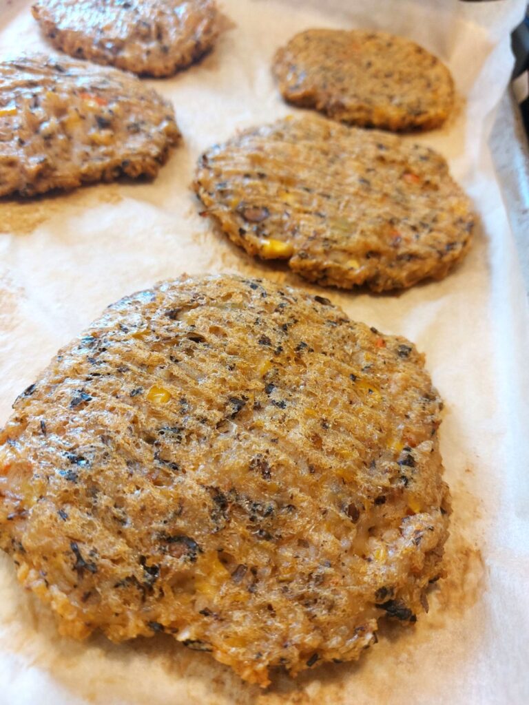 Vegan Wild Rice Burgers