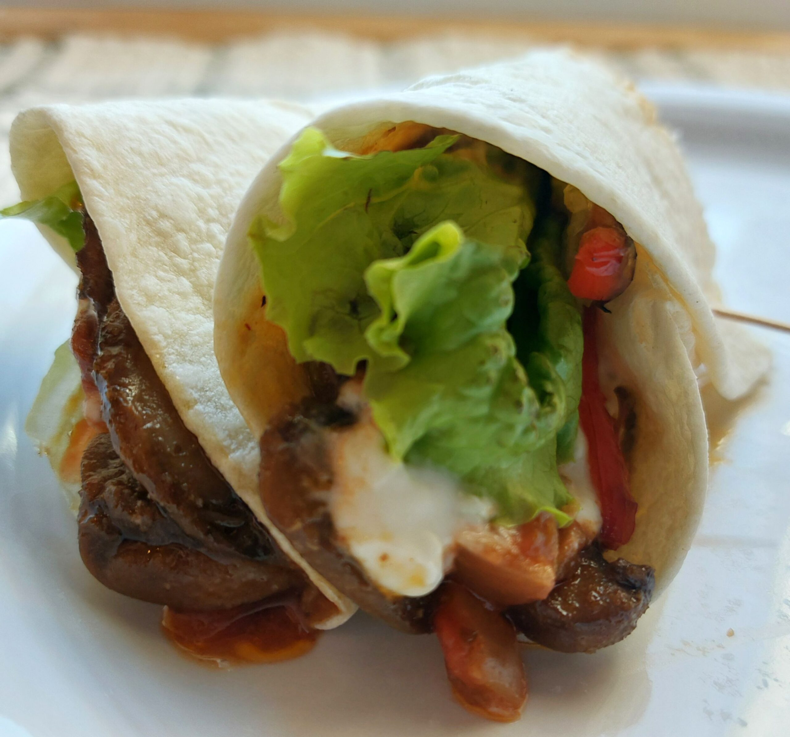 Vegan Mushroom Burritos
