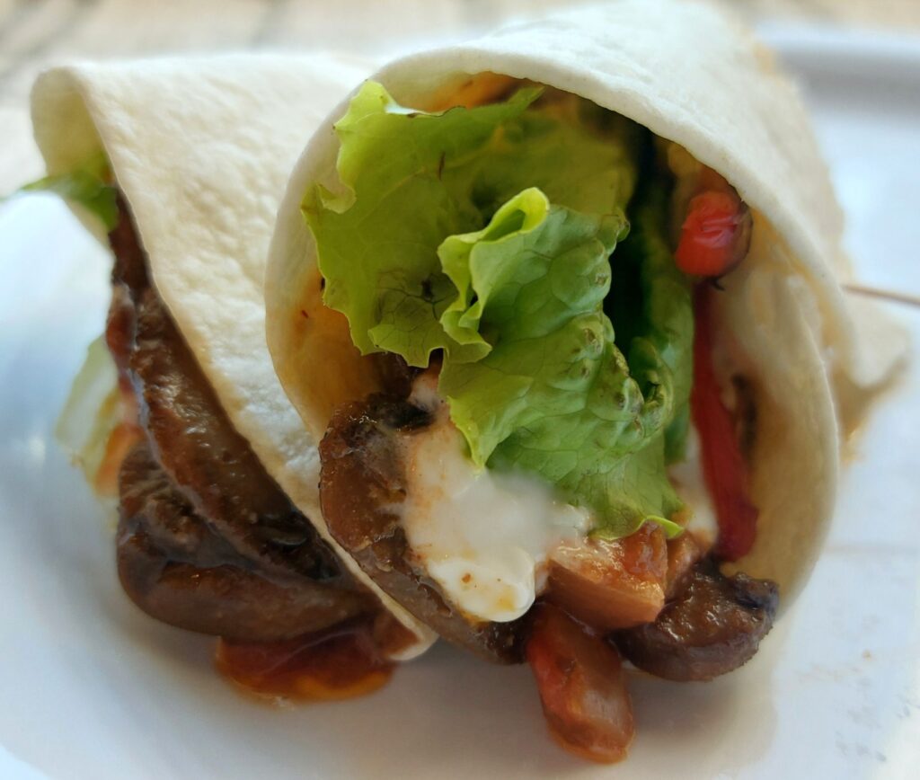 Vegan Mushroom Burritos