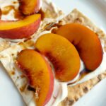 Balsamic Peach Flatbread